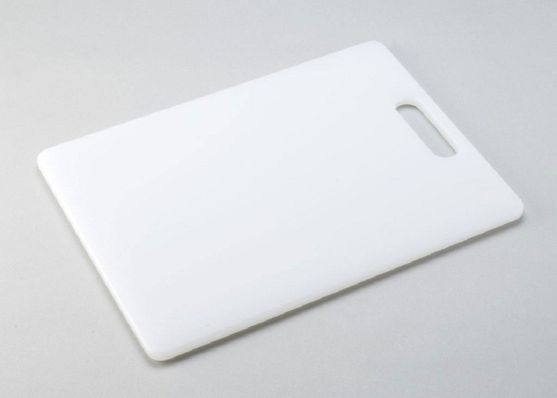 Harkaur Plastic Cutting Board(Grey, White Pack of 1 Dishwasher Safe)