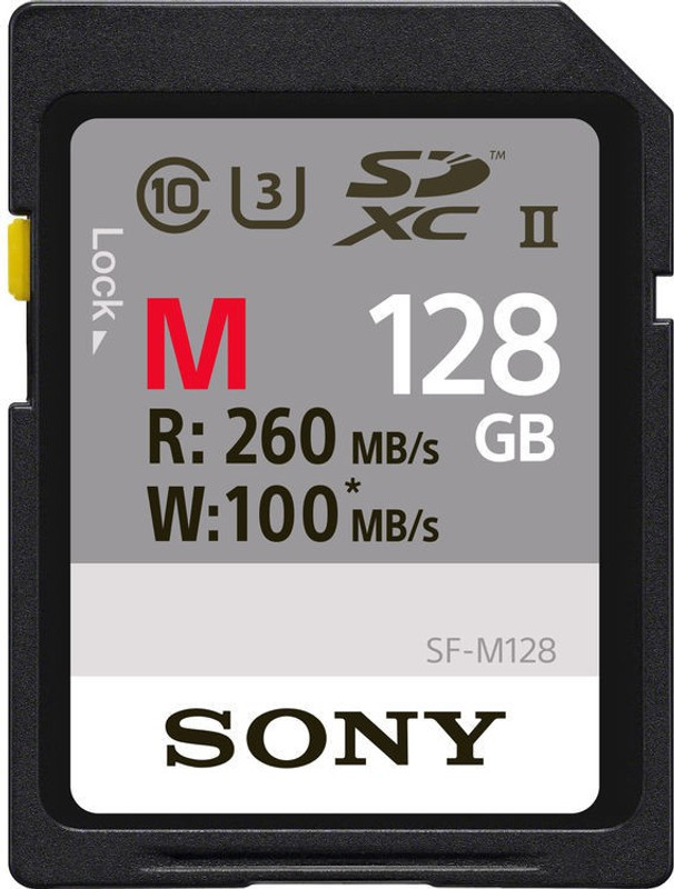 Sony M 128 GB MicroSDXC Class 2 260 MB/s Memory Card