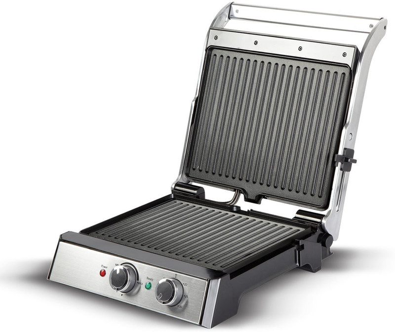 havells Toastino 4 Slice Grill & Bbq With Timer 2000-Watt Sandwich Toaster (Black) Open Grill(Black)