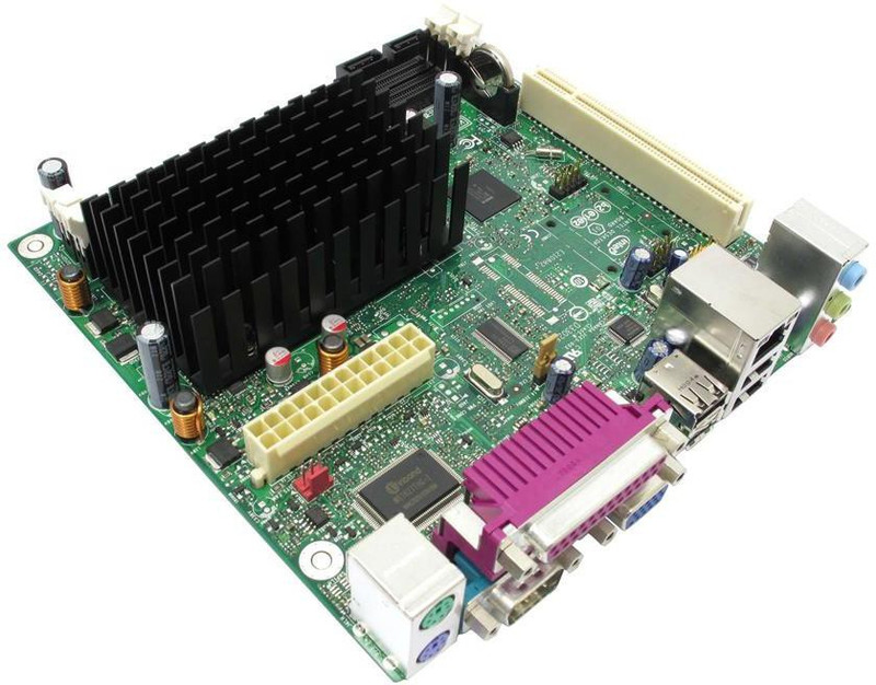 Intel D410PTL Motherboard w/Embedded Atom D410 1.66 GHz CPU Combo Motherboard(Green)