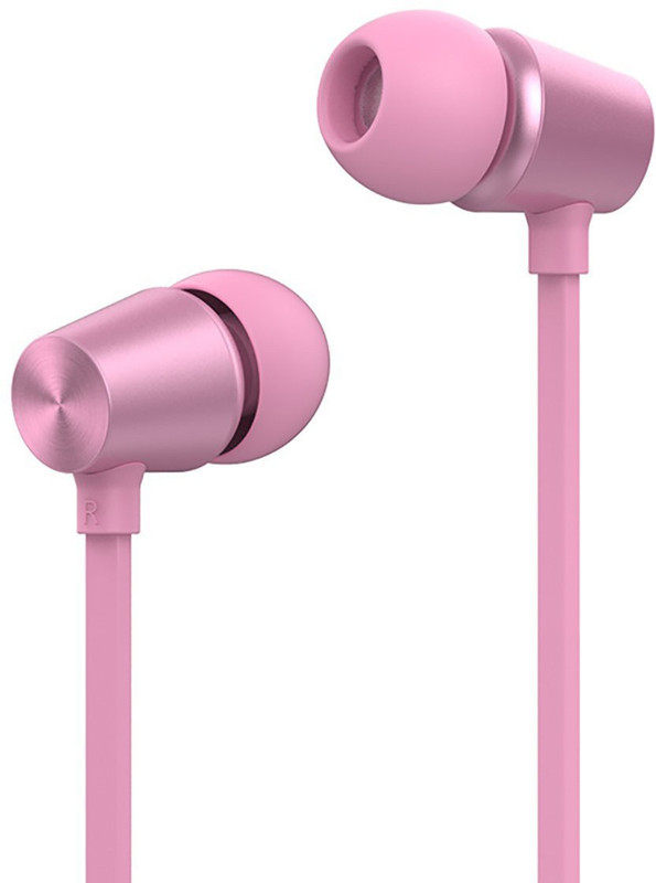 egor Piston Classic Earphones with MIC & Volume Rockers High Base Sound very smoooth sound Wired Headphone(Pink, In the Ear)