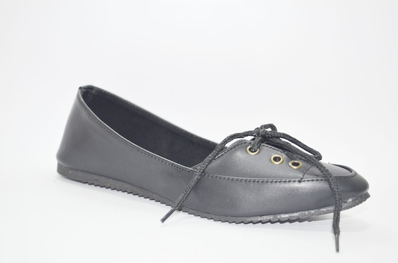 shoezzer SHOEZZER WOMAN BLACK BALLERINAS Corporate Casuals For Women(Black)