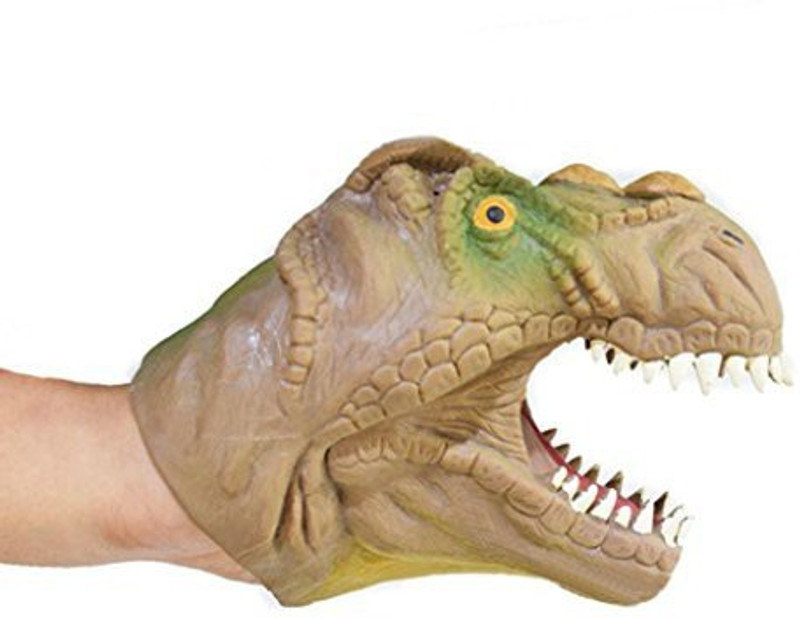 potato 001 Realistic Tyrannosaurus Dinosaur Pvc Soft Hand Puppet Interactive Toy Kids Gift