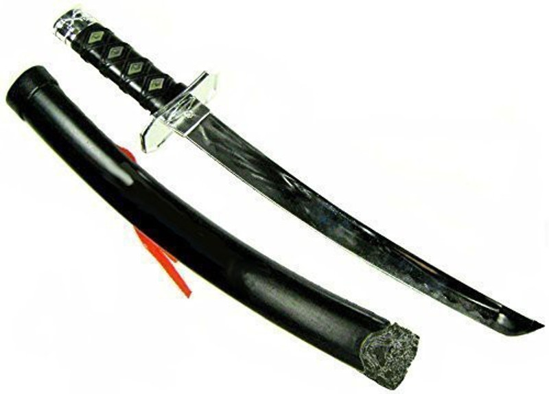 greenbier Ninja Short Sword & Black Sheath Set Halloween Costume Accessories Toy Katana