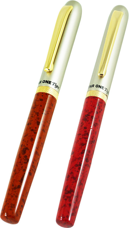 auteur Magnetic Cap Giving You a Style Statement, with German Refill Roller Ball Pen(Pack of 2)