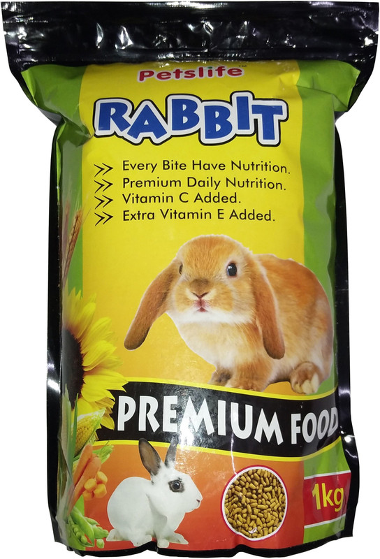 petslife Rabbit Food 1kg Premium Quality & Healthy Food For All Kinds of Rabbit Every Bite Have Nutrition 1 kg Dry Rabbit Food