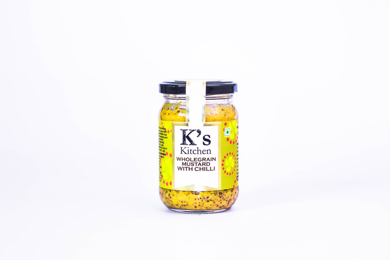 K's Kitchen K's Whole Grain Mustard with Chilli 250g Mustard(250 g) K's Kitchen K's Whole Grain Mustard with Chilli 250g Mustard(250 g)