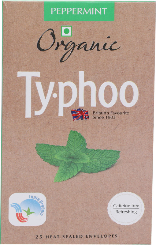 Typhoo Organic Peppermint Tea Bags Box(25 Bags)