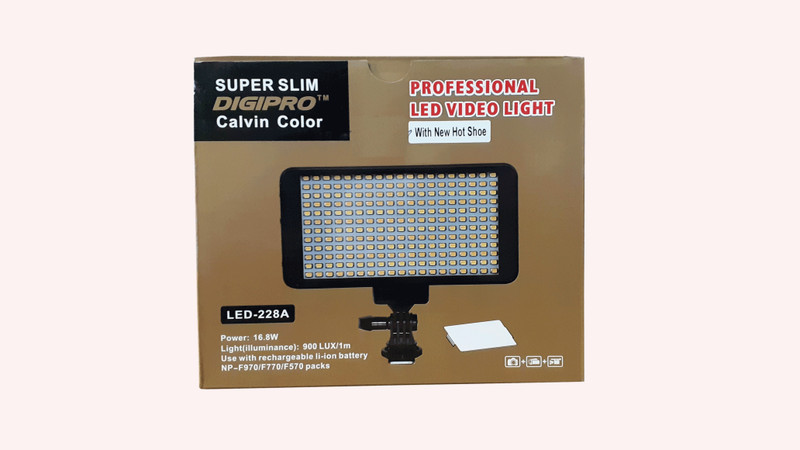 DigiPro LED 228A 900 Camera LED Light(Batteries Included)
