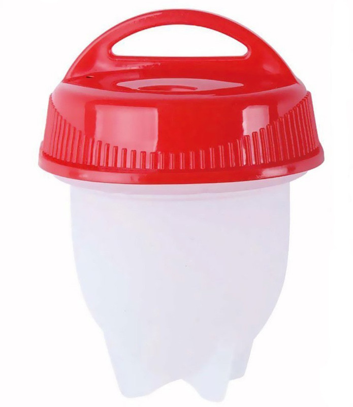 Hojo Rapid Egg Cooker - Food Grade Silicone Egg Boiler Hard Boiled Eggs without the Shell - High-Temperature Resistant BPA Free 6 Egg Cups Egg Poacher Egg Cooker(6 Eggs)