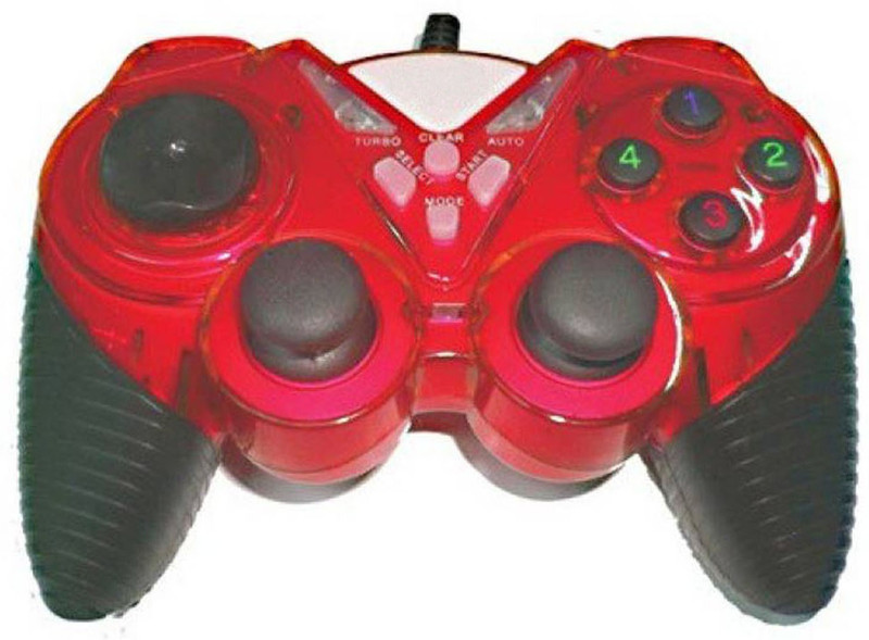 OYD 7487 Gamepad (Red, For PC) Gamepad(Red, For PC) OYD 7487 Gamepad (Red, For PC) Gamepad(Red, For PC)