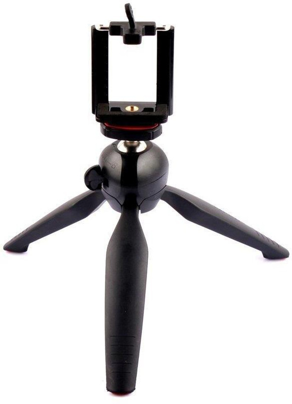 True Deal XH-228 Universal 360Â° Rotating Ball Head With Mobile Clip For All Android & Iphone Smartphones Tripod Kit(Black, Supports Up to 1000) RS.299 (75.00% Off) - Flipkart
