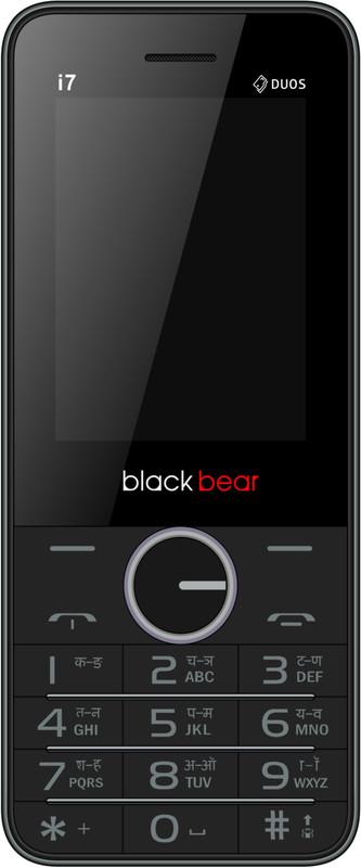 blackbear i7 Dous Keypad Phone(Black, Grey) blackbear i7 Dous Keypad Phone(Black, Grey)