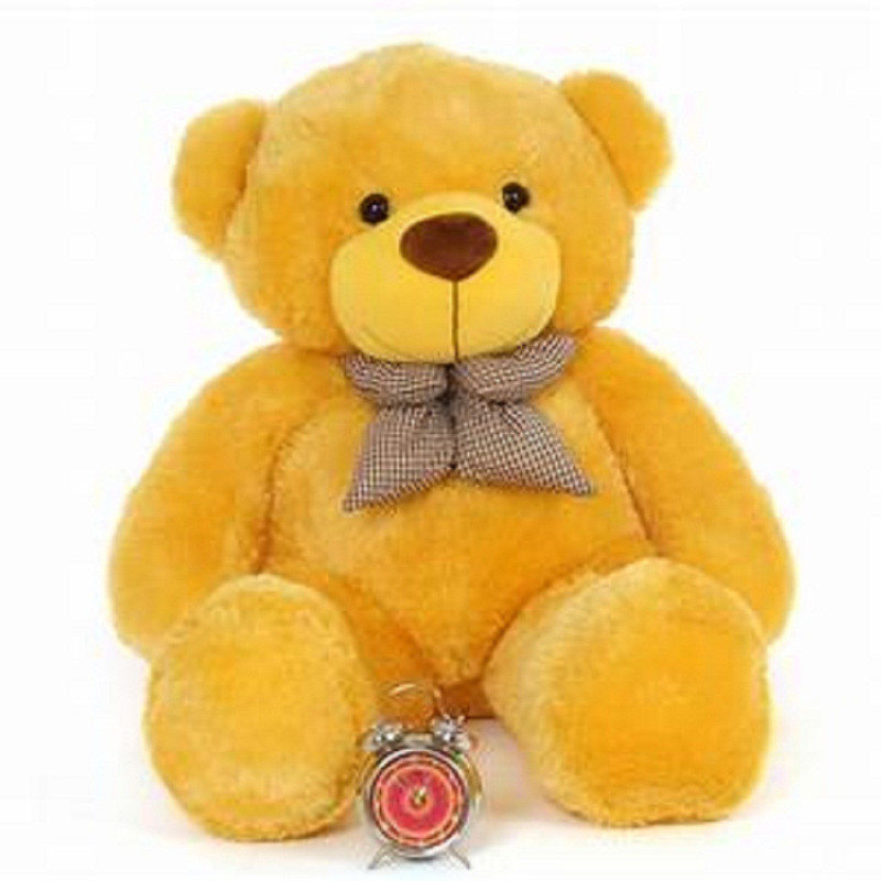 omex 5 Feet Soft Teddy Bear For Birthday Party  - 152 cm(yellow)