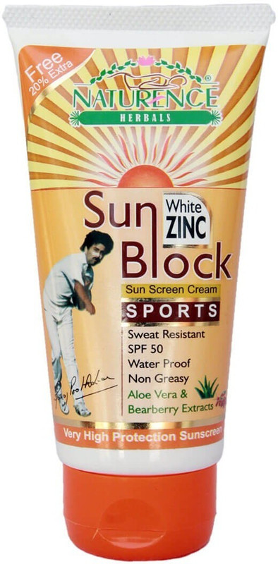 naturence White Zinc Sunblock Sun Screen cream - SPF SPf50(72 g)