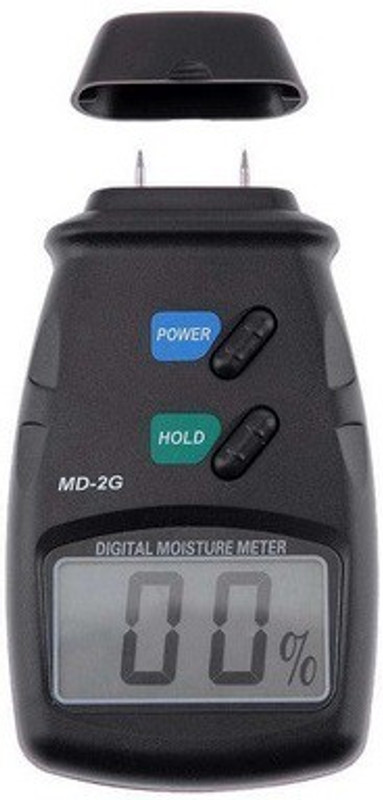 Lutron MD-2G WO Wood Moisture Meter (Measuring Range 5 to 40 Percentage)with LCD Display + Carry Bag to Measure the Percentage of Water Content in Wood, Fibrous Objects, Firewood, Tobacco, Paper, Medicinal Materials, Timber, Sheetrock, Carpets, Cotton, ..ETC Pin-Type Digital Moisture Measurer(30 mm)
