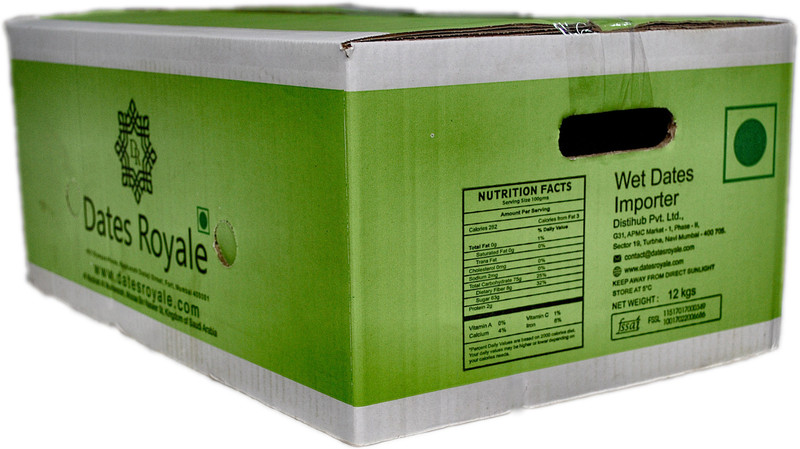 DatesRoyale Original Ajwa Al Madinah Dates(12 kg)