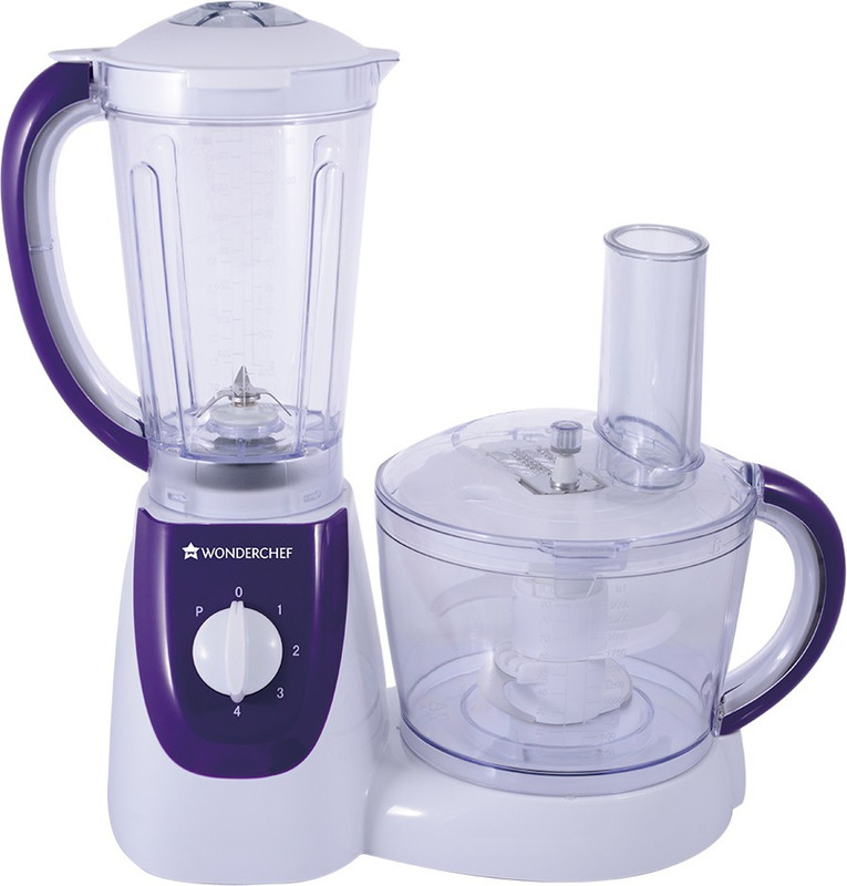 Wonderchef Food Processor with Safety Lock 1000 W Food Processor(White & Purple)