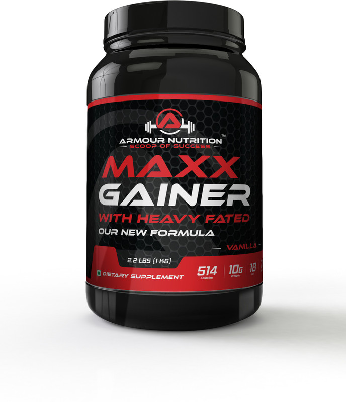 armour nutrition Maxx Weight Gainers/Mass Gainers(1 kg, Vanilla)