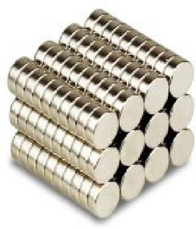 techamazon Magnets 30 Pieces 8mm x 1mm Premium(Silver)