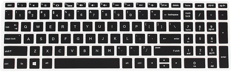 Saco 2018 Flagship Silicon Protector Cover for Keyboard Skin(Black)
