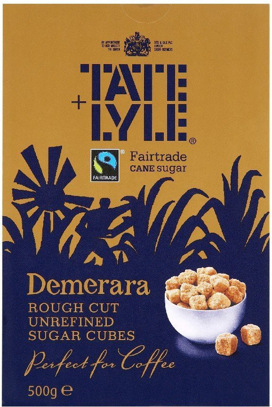 Tate & Lyle Fairtrade Rough Cut Brown Sugar Cubes Sugar(500 g)