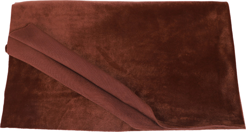 Vardhman Felt Cloth ( Fleece Fabric) Size 32" * 36" Colour Brown , Used. In Dresses, Cushions, Soft Toys Making, Art & Craft , Jackets, Purses, Etc