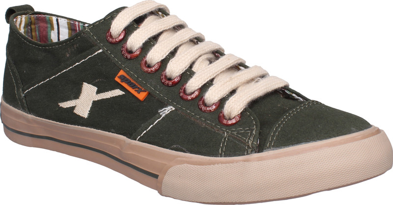 Sparx SM-130 Canvas Shoes For Men(Beige, Olive)