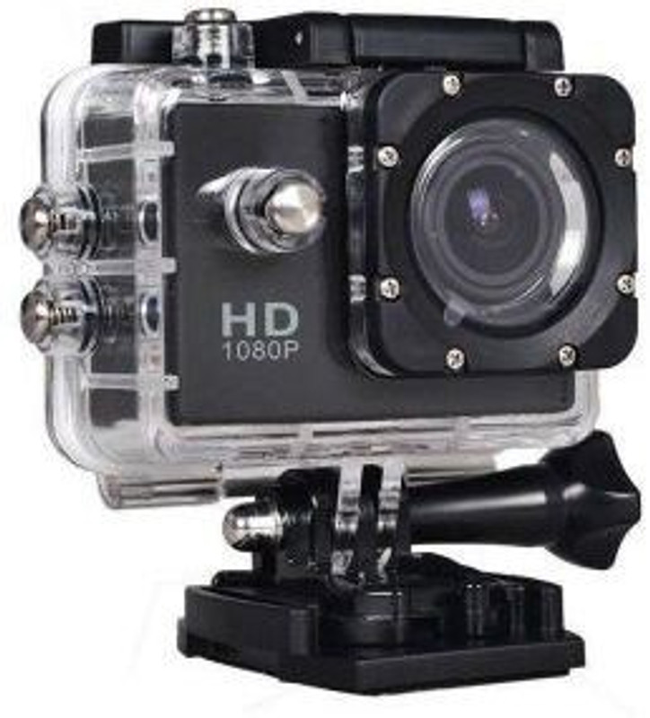 Piqancy 1080 12MP 2.0” LCD Touch Screen Sports and Action Camera(Black, 12 MP)