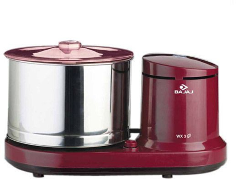 Bajaj WX3 Wet Grinder(Maroon, Maroon) Bajaj WX3 Wet Grinder(Maroon, Maroon)