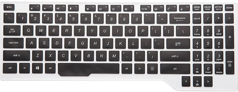 Saco Chiclet Keyb Laptop Keyboard Skin(Black) Saco Chiclet Keyb Laptop Keyboard Skin(Black)