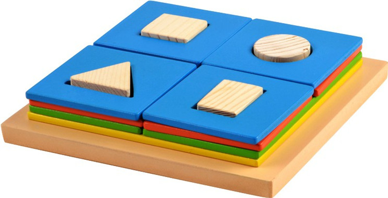 Skillofun Exploring Fractions-Square(Blue, White)