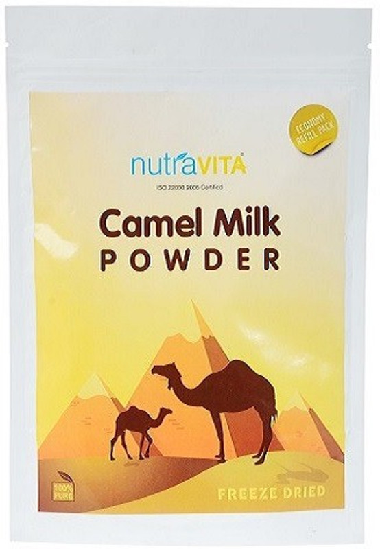 Nutra Vita Freeze Dried 200 Gram Camel Milk Refill Pack (Economy) Milk Powder(200 g)