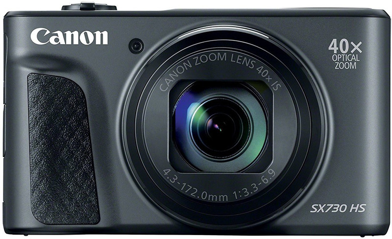 Canon Powershot SX730 HS(20.3 MP, 40x Optical Zoom, 40x Digital Zoom, Black)