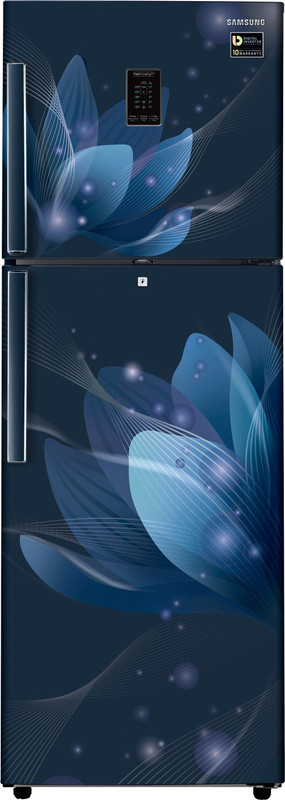 Samsung 324 L Frost Free Double Door 3 Star Refrigerator(Saffron Blue, RT34M5438U8/HL) Samsung 324 L Frost Free Double Door 3 Star Refrigerator(Saffron Blue, RT34M5438U8/HL)