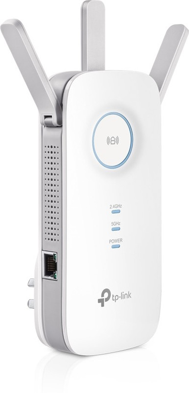 TP-Link RE450 AC WiFi Range Extender 5 GHz, 2.4 GHz 1750 Mbps Wifi Speed Dual Band External Antenna Access Point Mode(White)