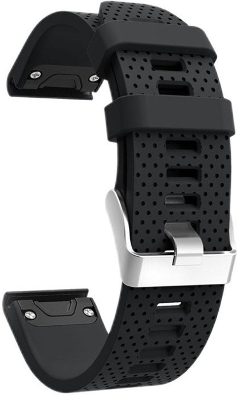 invella Garmin Fenix 5S Black Smart Watch Strap(Black)