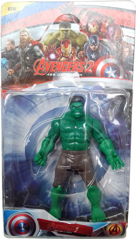 kidoz kingdom AVENGERS HULK ACTION FIGURE(Multicolor)
