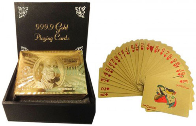 dharohar the heritage Playing Cards (24k Gold Foil)(Brown)