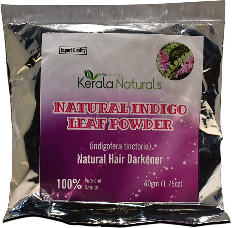 kerala naturals Indigo Powder 100% Pure - 150 Gram Hair Color(Indigo)