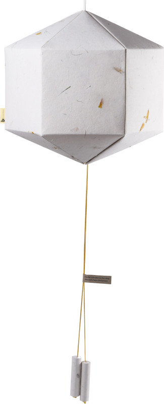 brownfolds Brownfolds Marigold Petals White Paper Lantern White Paper Table Lantern(27 cm X 27 cm, Pack of 1)