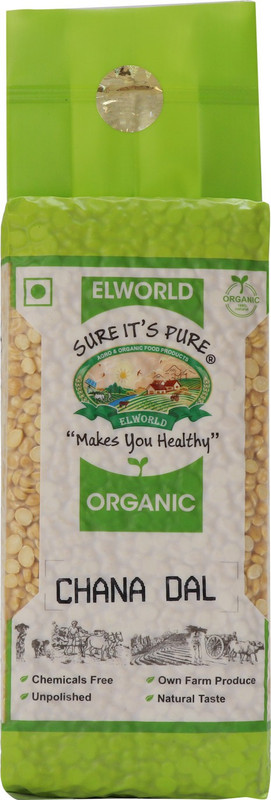 ELWORLD Unpolished Brown Chana Dal (Split)(500 g)