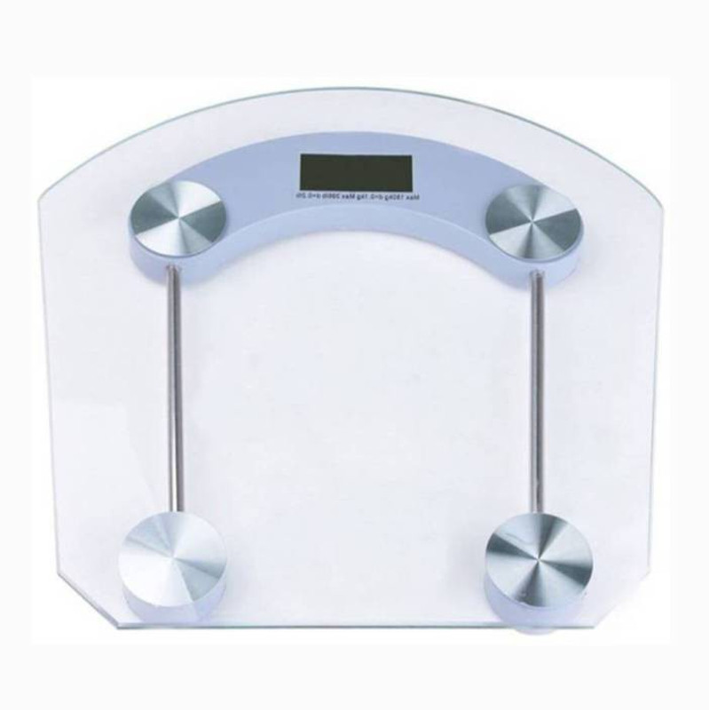 Mezire  ®Strong Transparent Square Weighing Scale (White)  Weighing Scale(Transparent)