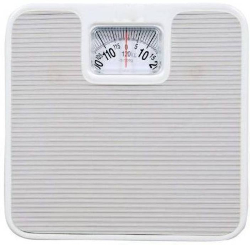 Ruhi Analog Scale Weighing Machine For Body Weight $ Personal Health Body Fitness Weighing Scale  (Grey) Weighing Scale(Grey)