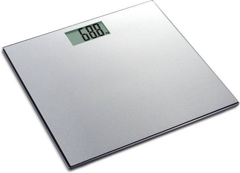 Ruhi Stainless Steel Digital Body Weight Bathroom Weighing Scale  (Silver) Weighing Scale(Silver)