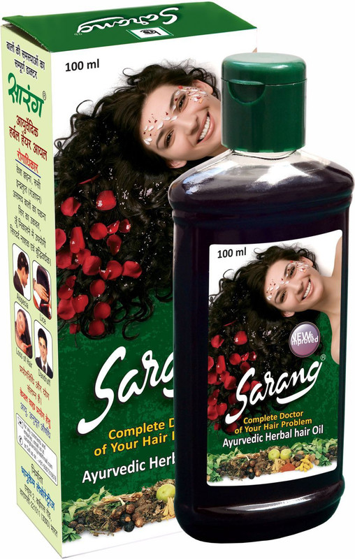 sarang Ayurvrdic Herbal Hair Oil_a pack of 65 pcs Hair Oil(6.5 L)