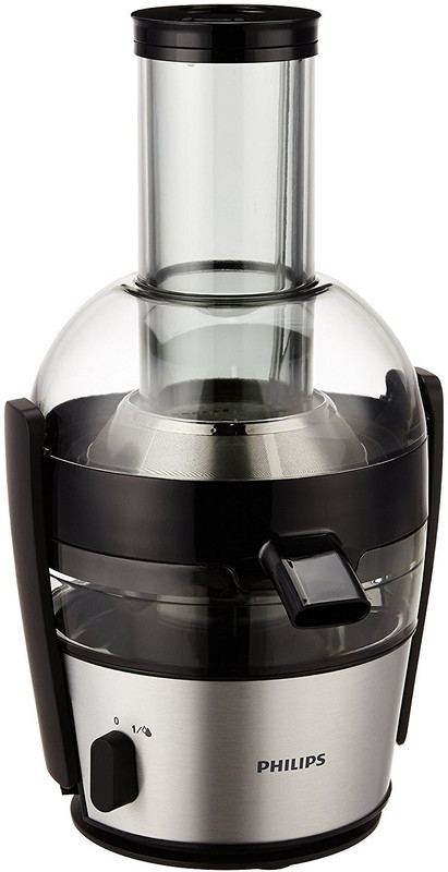 Philips New HR1863/20 700 W Juicer(Black, 1 Jar)