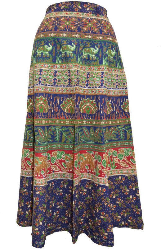 freya studio Floral Print Women Wrap Around Multicolor Skirt