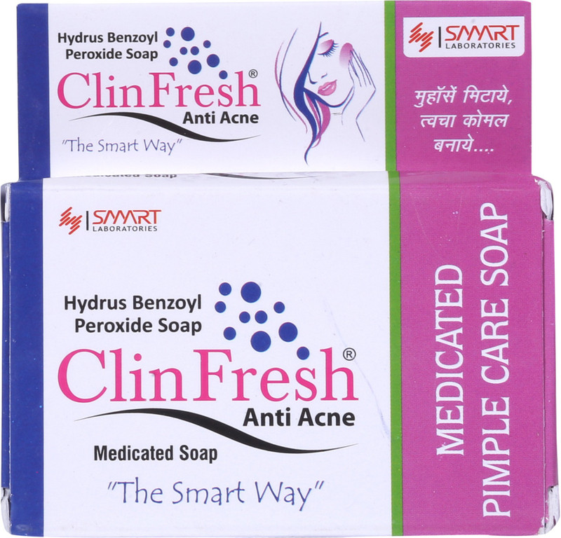 smart laboratories clinfresh anti acne medicated soap (pack of 3)(3 x 75 g)