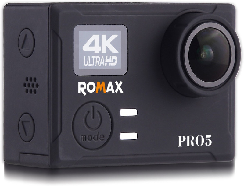 Romax Pro 5 Pro 5 Sports and Action Camera(Black, 30 MP)